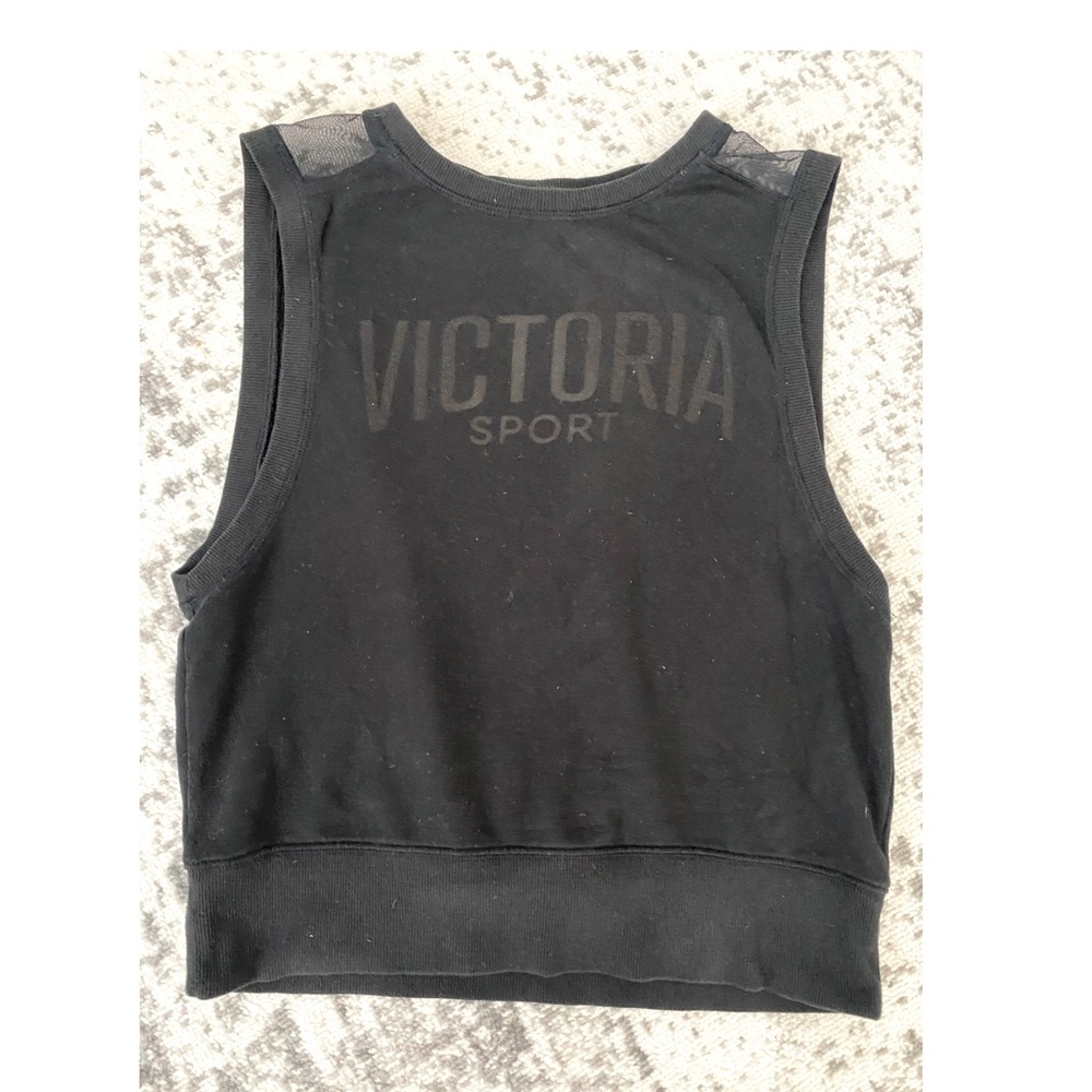 Victoria secret sport black open back tank